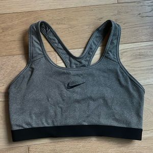 Grey Nike Dry Fit Sports Bra NEW